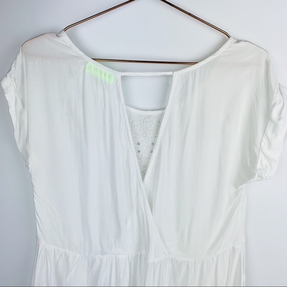 Fresh Brewed Eyelet Open Back Top‎ White - Picture 6 of 8